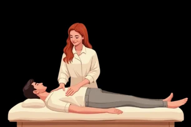 Illustration d'une manipulation d'étiopathie