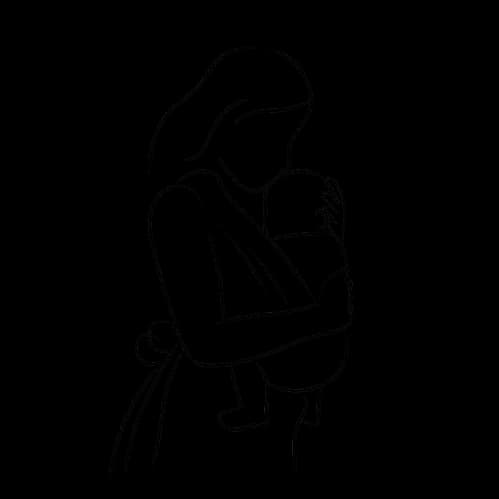 Femme portant bébé